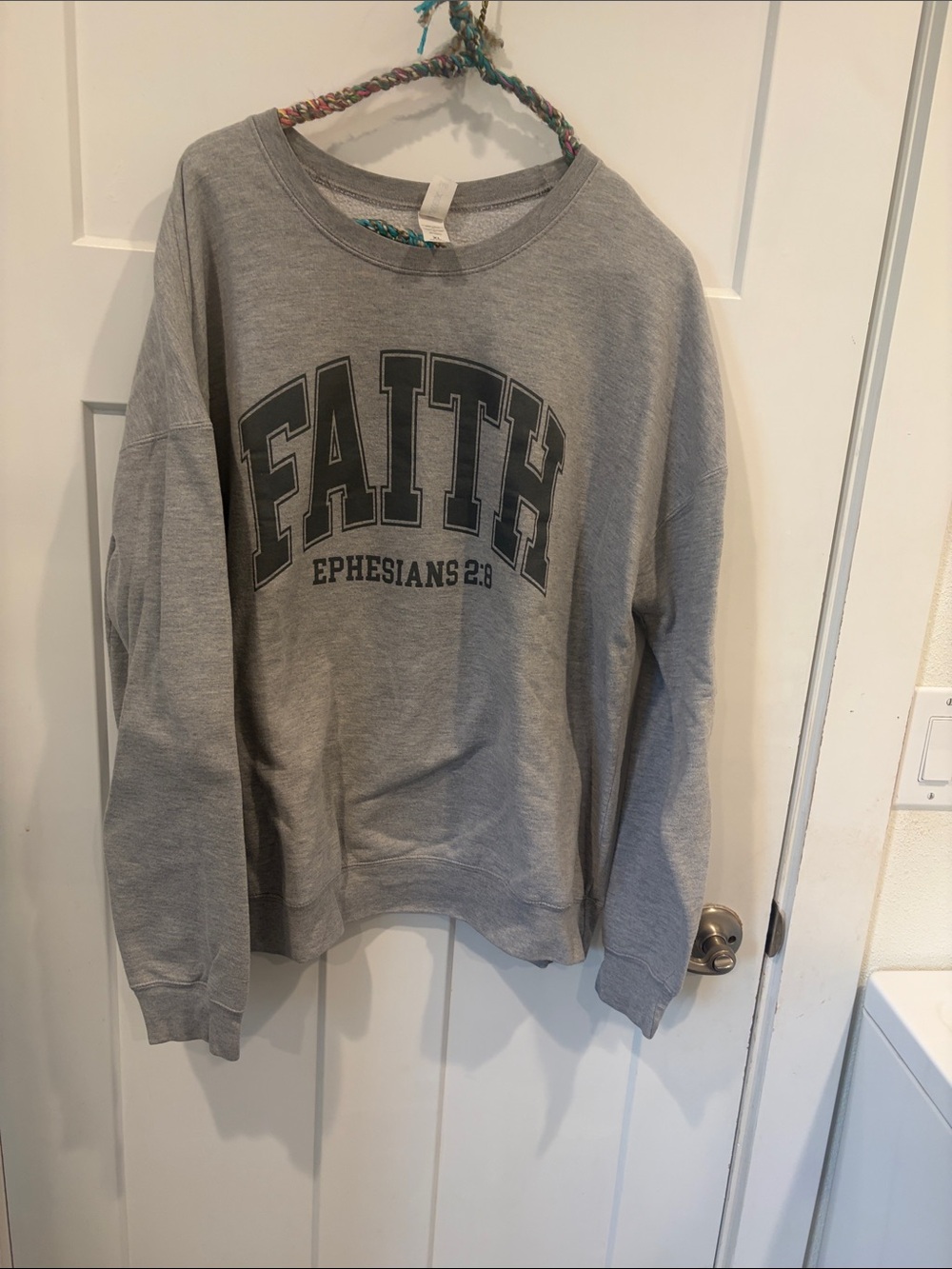 Tultex Grey Crewneck Sweatshirt